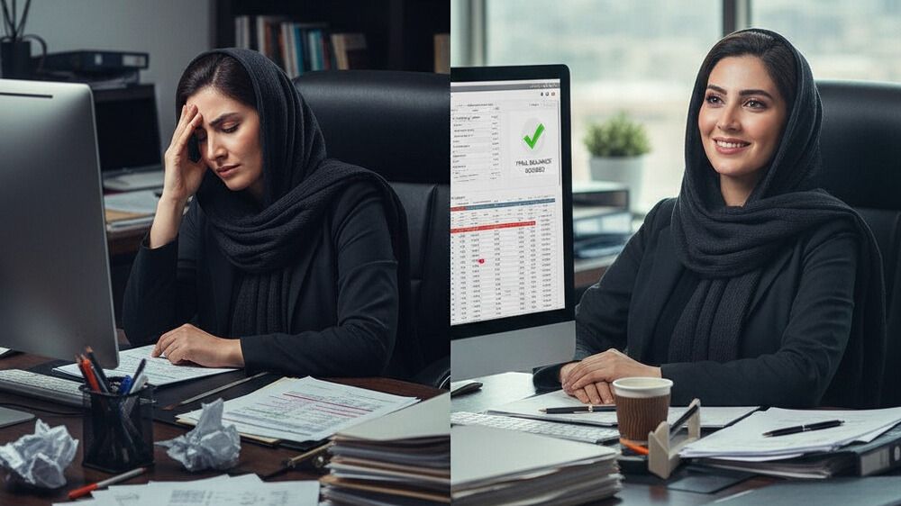 بستن سال مالی با نرم افزار محک